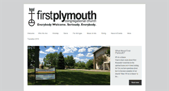 Desktop Screenshot of firstplymouthchurch.org